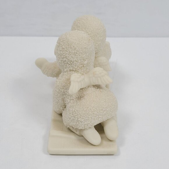 Department 56 Winter Tales Of The Snowbabies Figurine "Down The Hill We Go!" - Picture 7 of 10